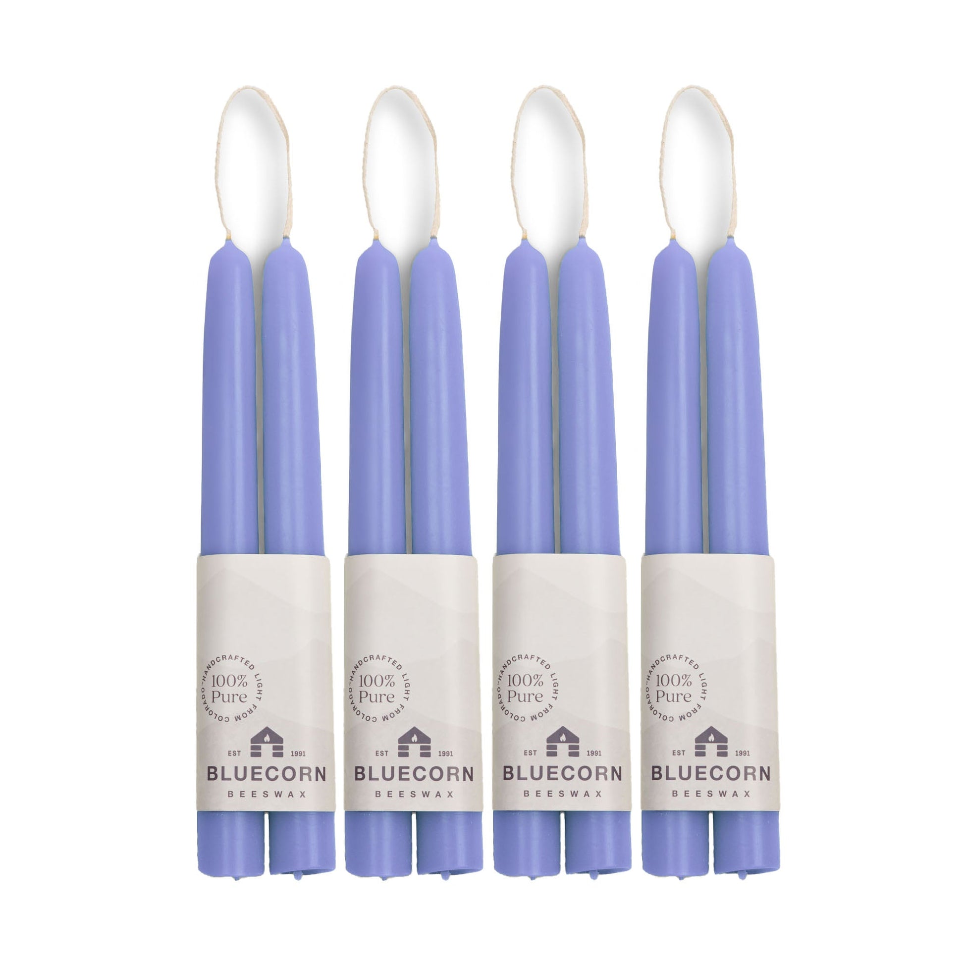 Hand-Dipped Beeswax Taper Candles - Bulk 4-Pair Bundle - Concordia Style Boutique