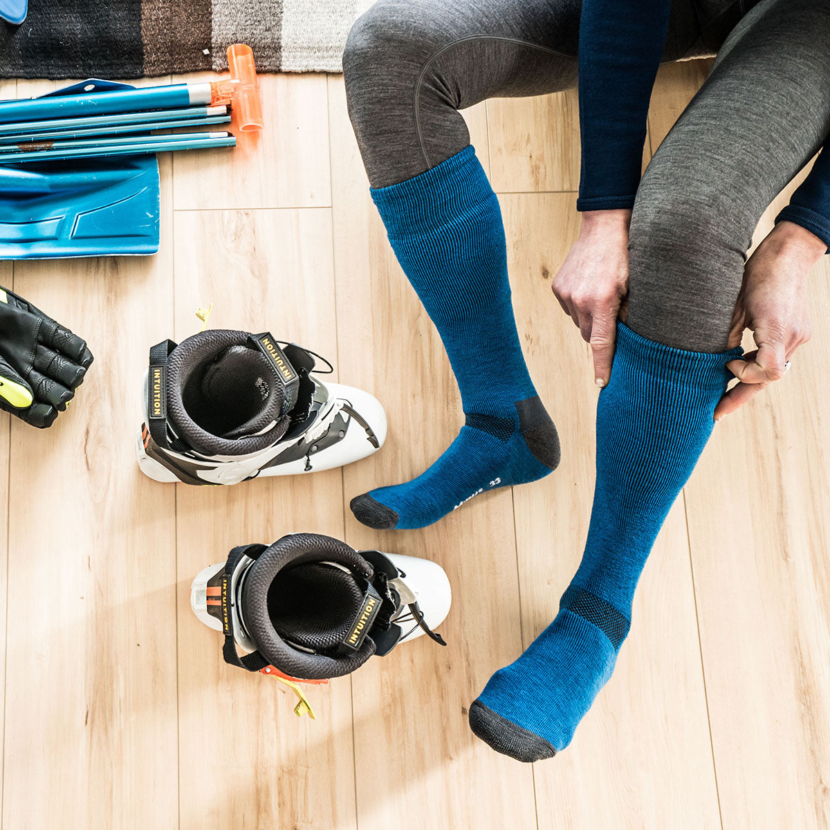 Lightweight - Ski and Snowboard Over the Calf Socks - Concordia Style Boutique