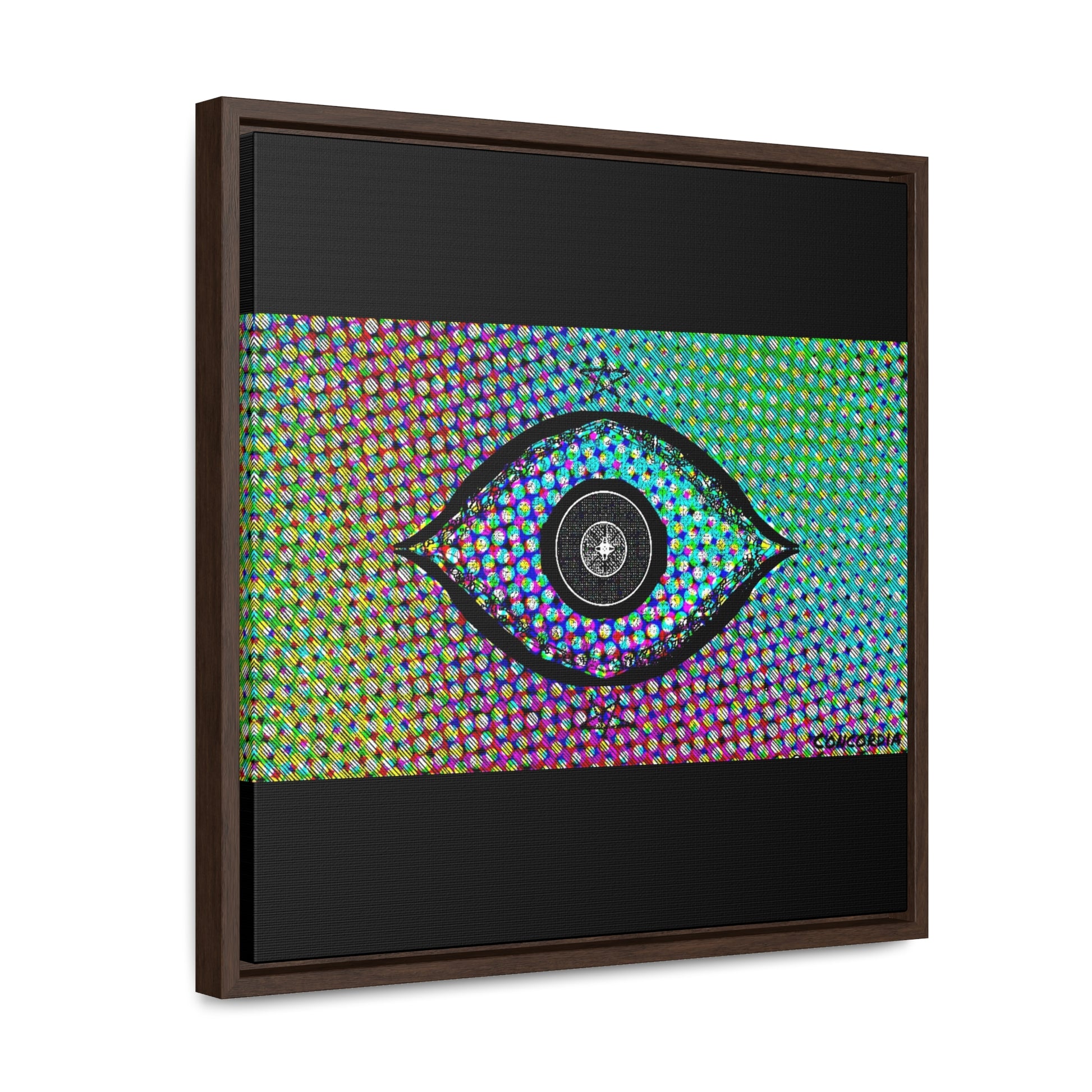 "The Eye" - Gallery Canvas Wraps, Square Frame - Premium Canvas from Concordia Style Boutique - Just $106.56! Shop now at Concordia Style Boutique