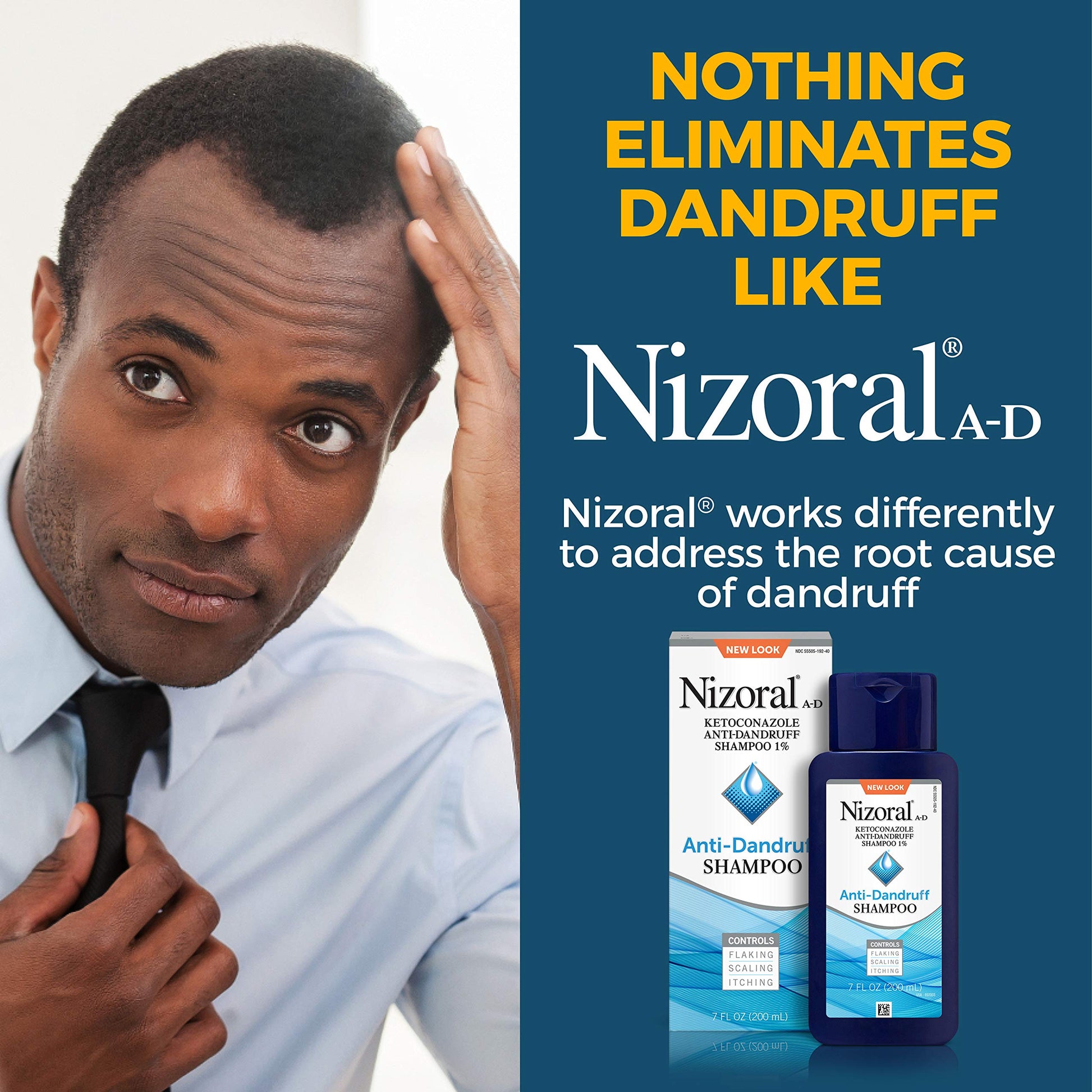 Anti-Dandruff Shampoo with 1% Ketoconazole, Fresh Scent (Nizoral) 7 Fl Oz - Premium Shampoo from Concordia Style Boutique - Just $24.89! Shop now at Concordia Style Boutique