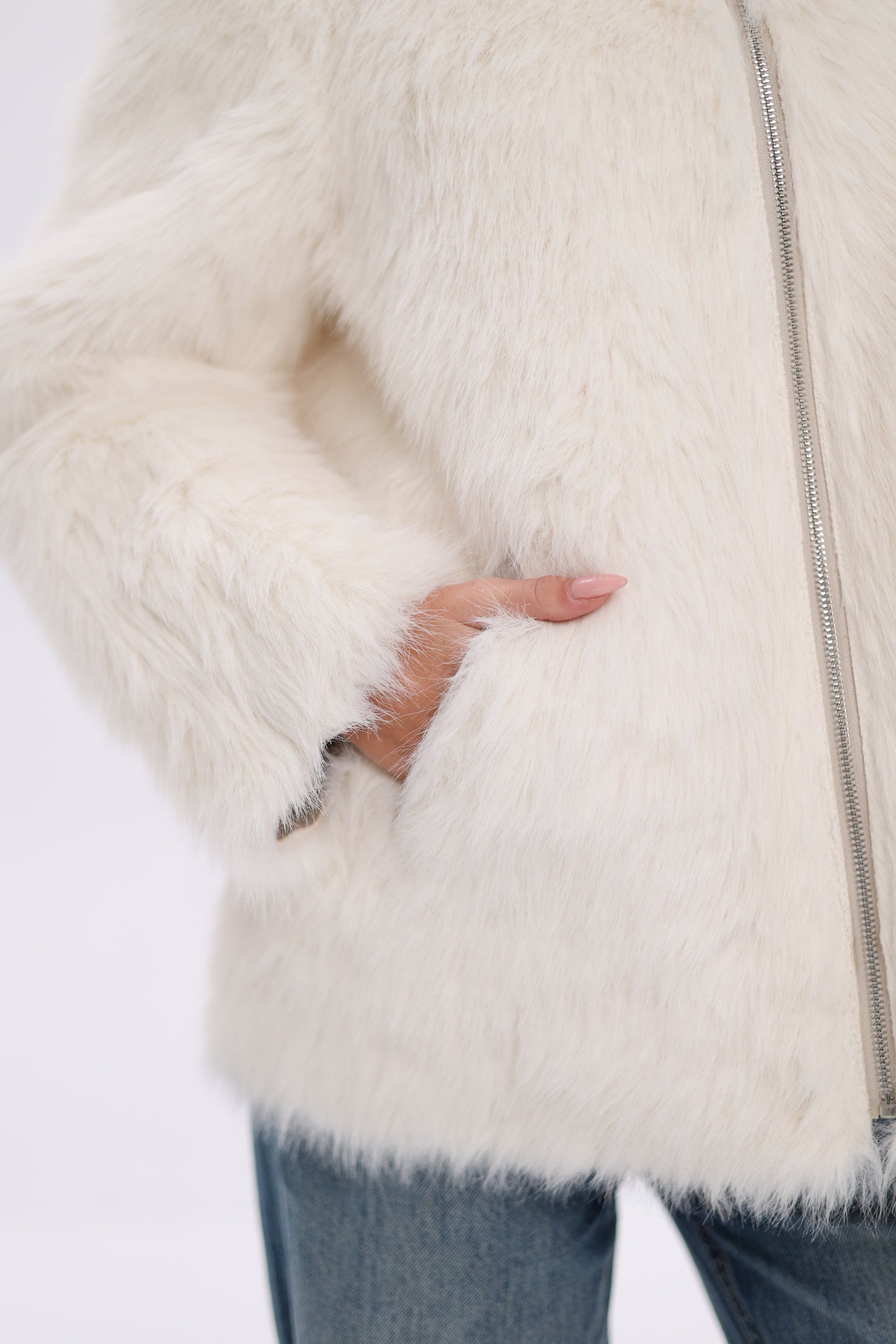 ⇆ Reversible Hooded Wool Blend Jacket