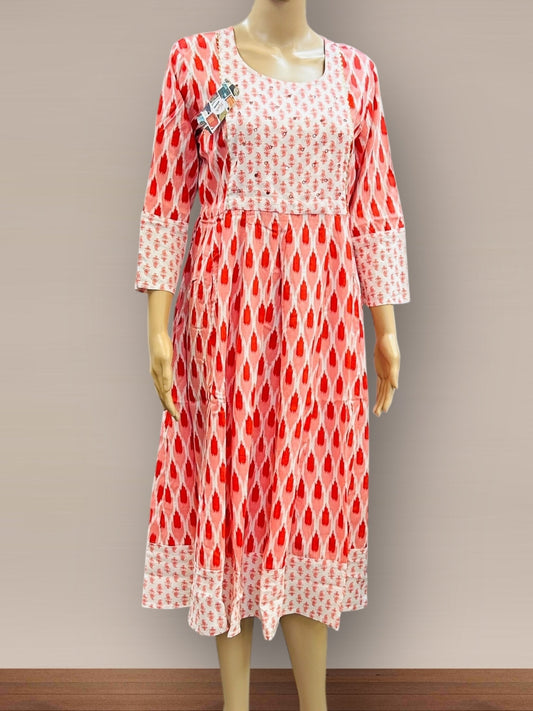 Cotton long kurti : SALE