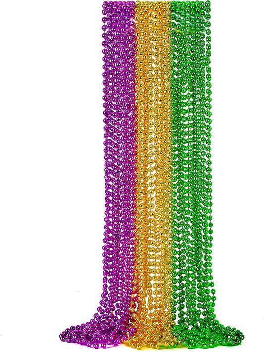 12 PCS Mardi Gras Beads - Premium beads from Concordia Style Boutique - Just $10.80! Shop now at Concordia Style Boutique