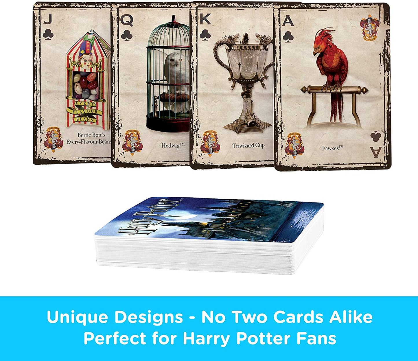 Aquarius Playing Cards: Harry Potter - Symbols - Concordia Style Boutique