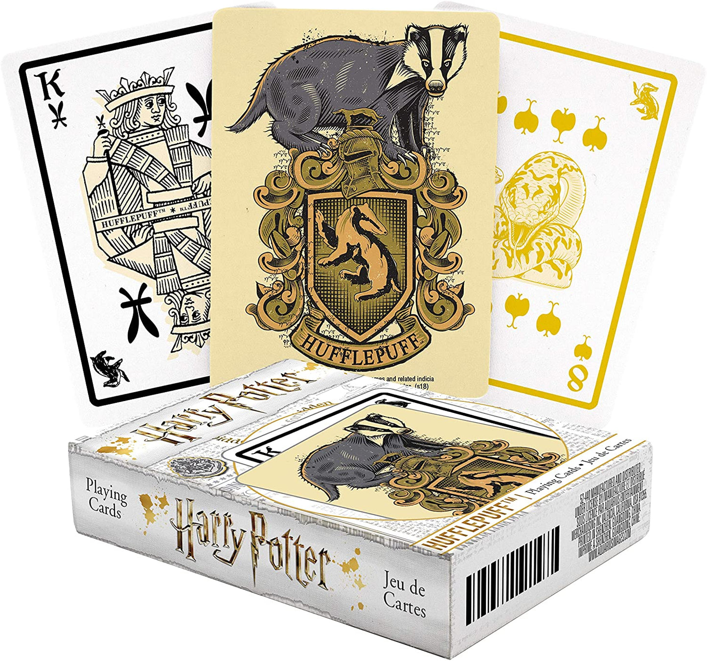 Aquarius Playing Cards: Harry Potter - Hufflepuff - Concordia Style Boutique