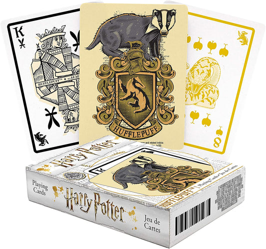 Aquarius Playing Cards: Harry Potter - Hufflepuff - Concordia Style Boutique