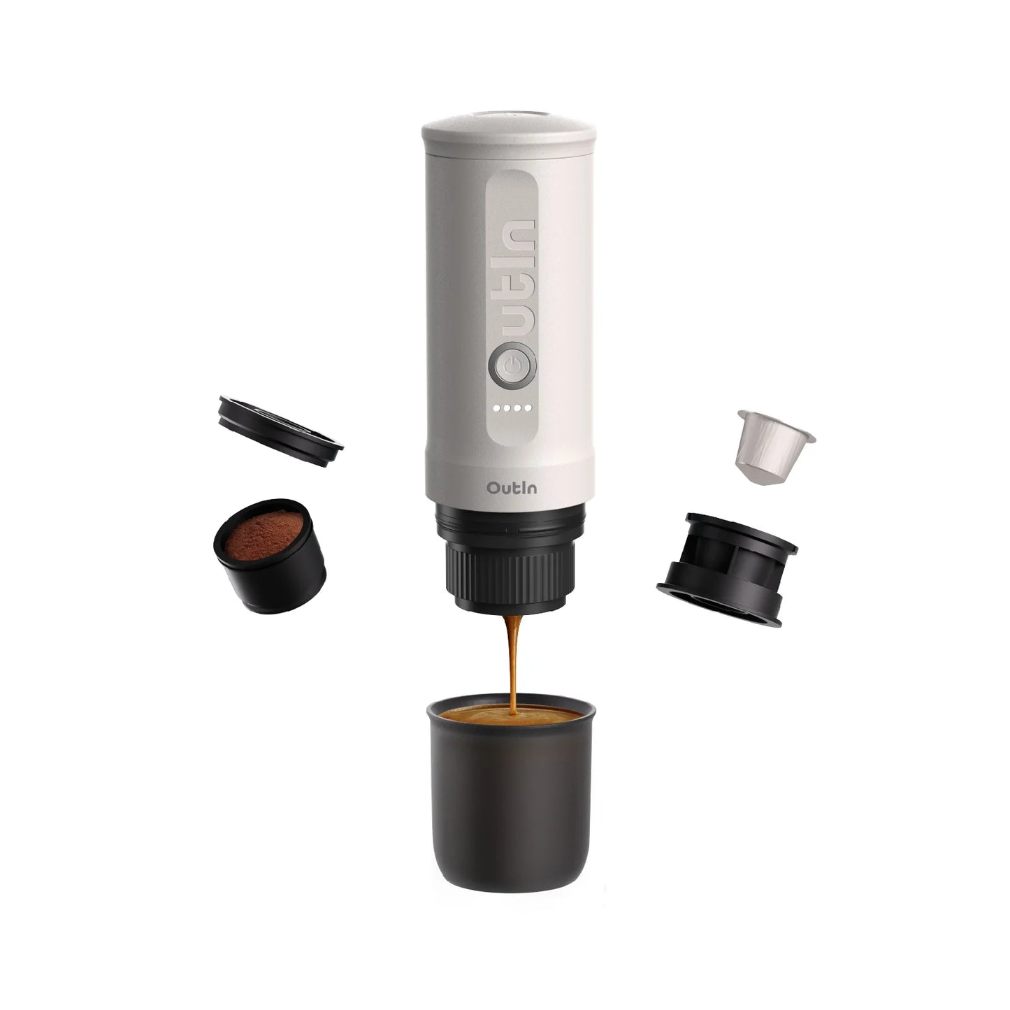 Nano Portable Espresso Machine (Pearl White) - Concordia Style Boutique