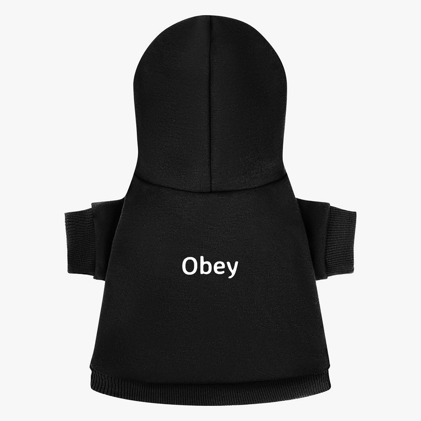 Pet Hooded Suit - "Obey" - Premium pet hoodie from Concordia Style Boutique - Just $17.50! Shop now at Concordia Style Boutique