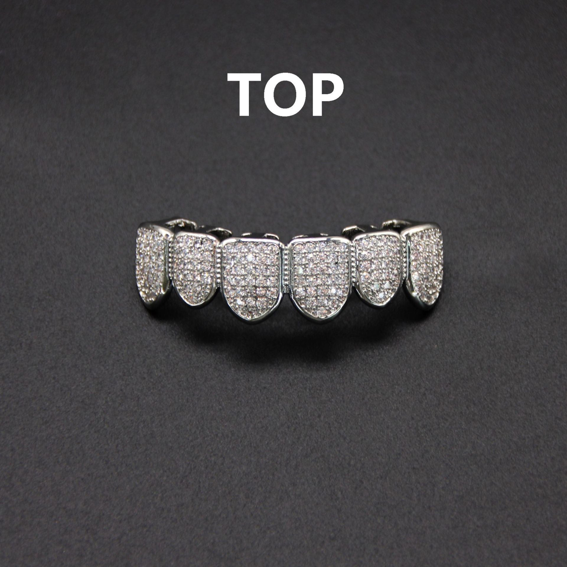 Hip hop Veneers/ Grills with Copper Zircon micro inlaid - Premium Hip hop Veneers from Concordia Style Boutique - Just $15.50! Shop now at Concordia Style Boutique