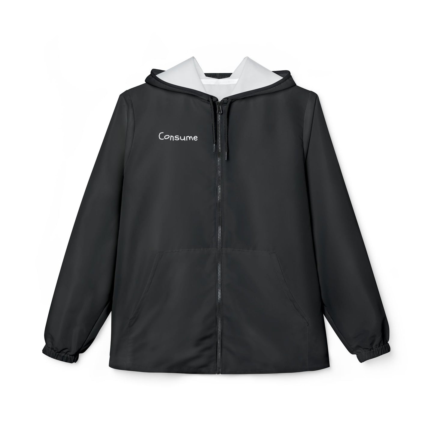 Windbreaker Jacket - "Consume" - Premium Outerwear from Concordia Style Boutique - Just $108.18! Shop now at Concordia Style Boutique