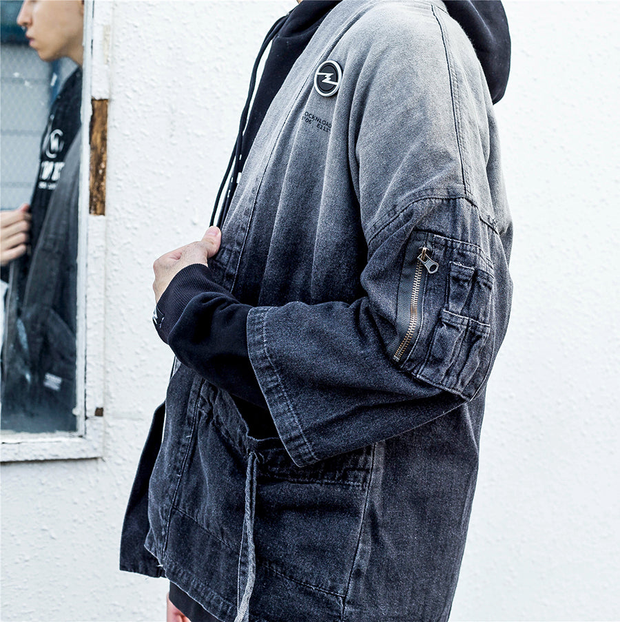 LALKW91 Denim Samurai Shirt - Concordia Style Boutique