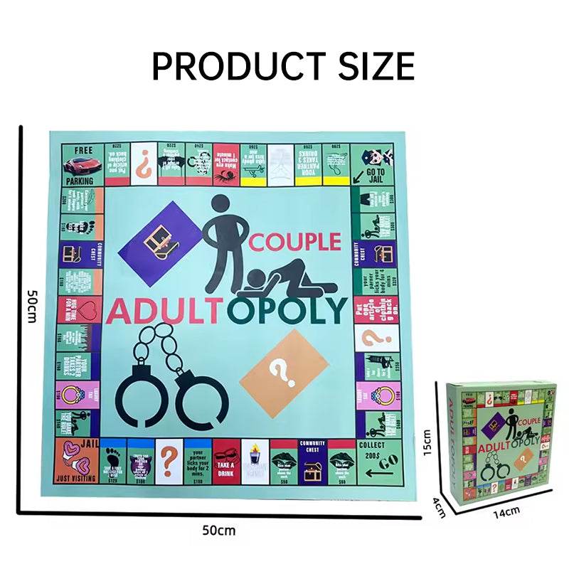 Adultopoly Board Game: A funny, portable couple game for date nights - Concordia Style Boutique