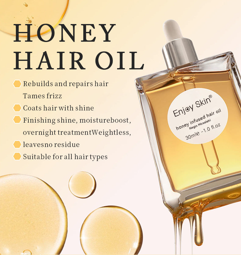 Honey Hair Oil For Straightening Hair - Hair Repair Moisturizing Hair Serum - Premium Honey Hair Oil from Concordia Style Boutique - Just $12.50! Shop now at Concordia Style Boutique