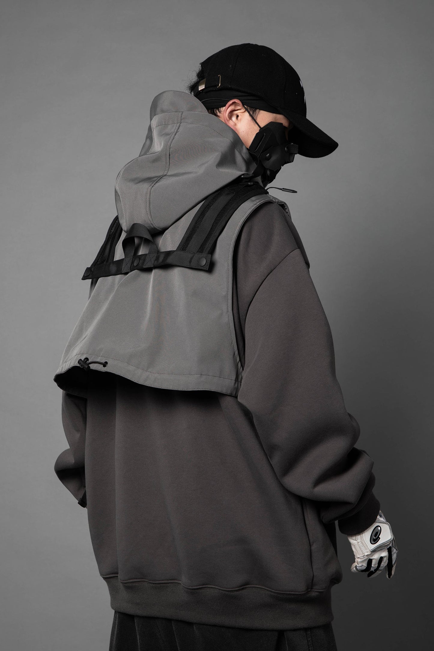 HiH34 Grey Tech Guard Hoodie - Concordia Style Boutique