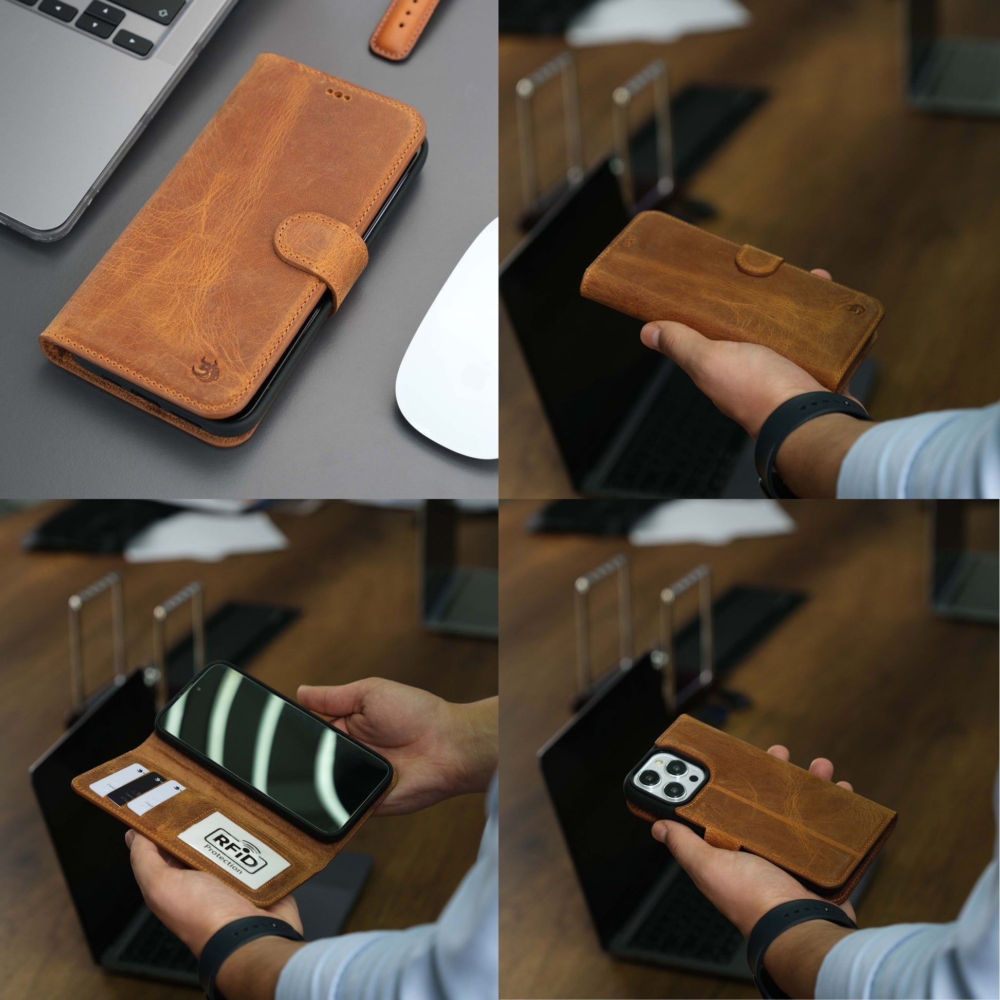 Casper iPhone 16 Pro Max Wallet Case Leather MagSafe - Concordia Style Boutique