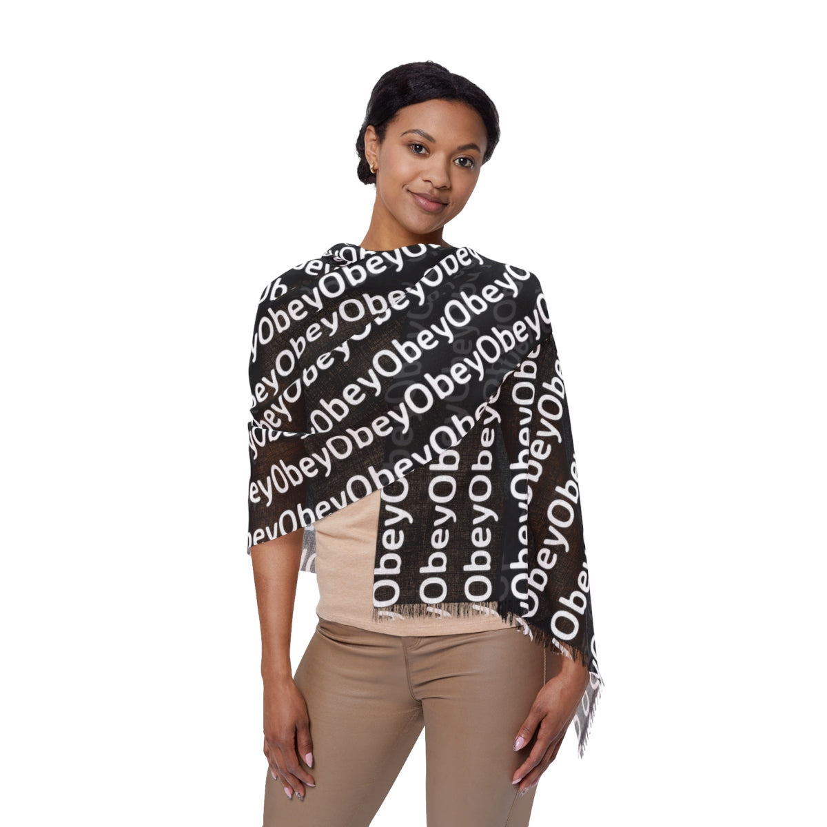 Light Scarf - Obey - Premium scarf from Concordia Style Boutique - Just $29.35! Shop now at Concordia Style Boutique