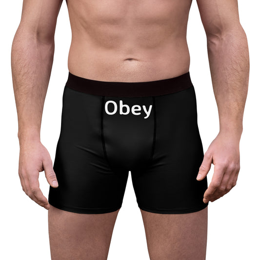 Men's Boxer Briefs - Obey" - Premium underwear from Concordia Style Boutique - Just $48.44! Shop now at Concordia Style Boutique