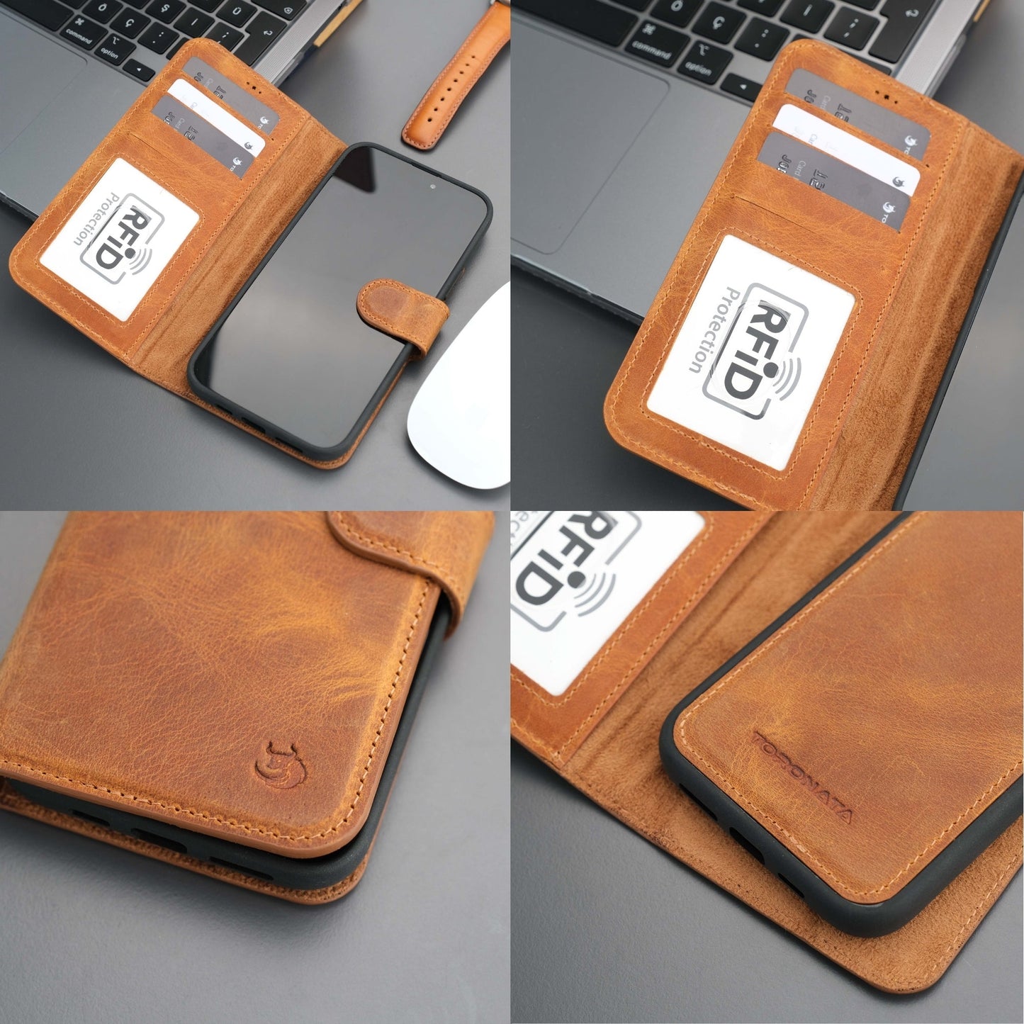 Casper iPhone 16 Plus Wallet Case Leather MagSafe - Concordia Style Boutique
