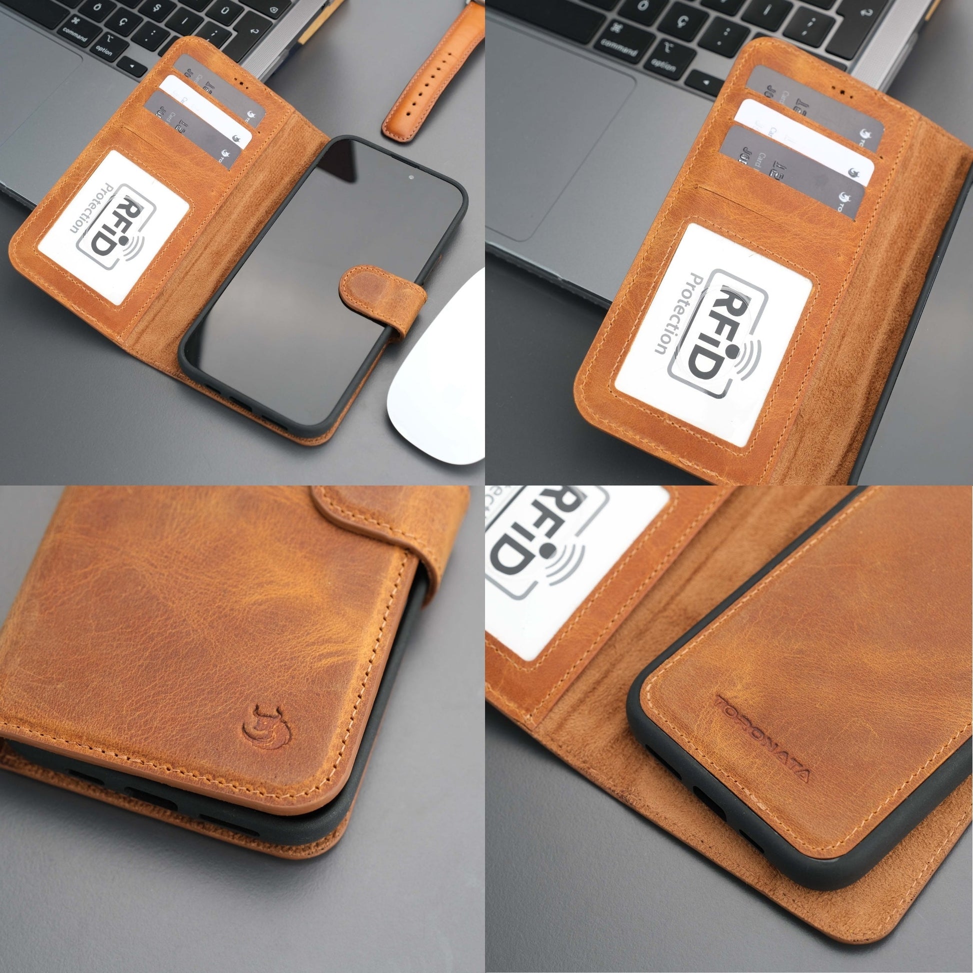 Casper iPhone 16 Plus Wallet Case Leather MagSafe - Concordia Style Boutique
