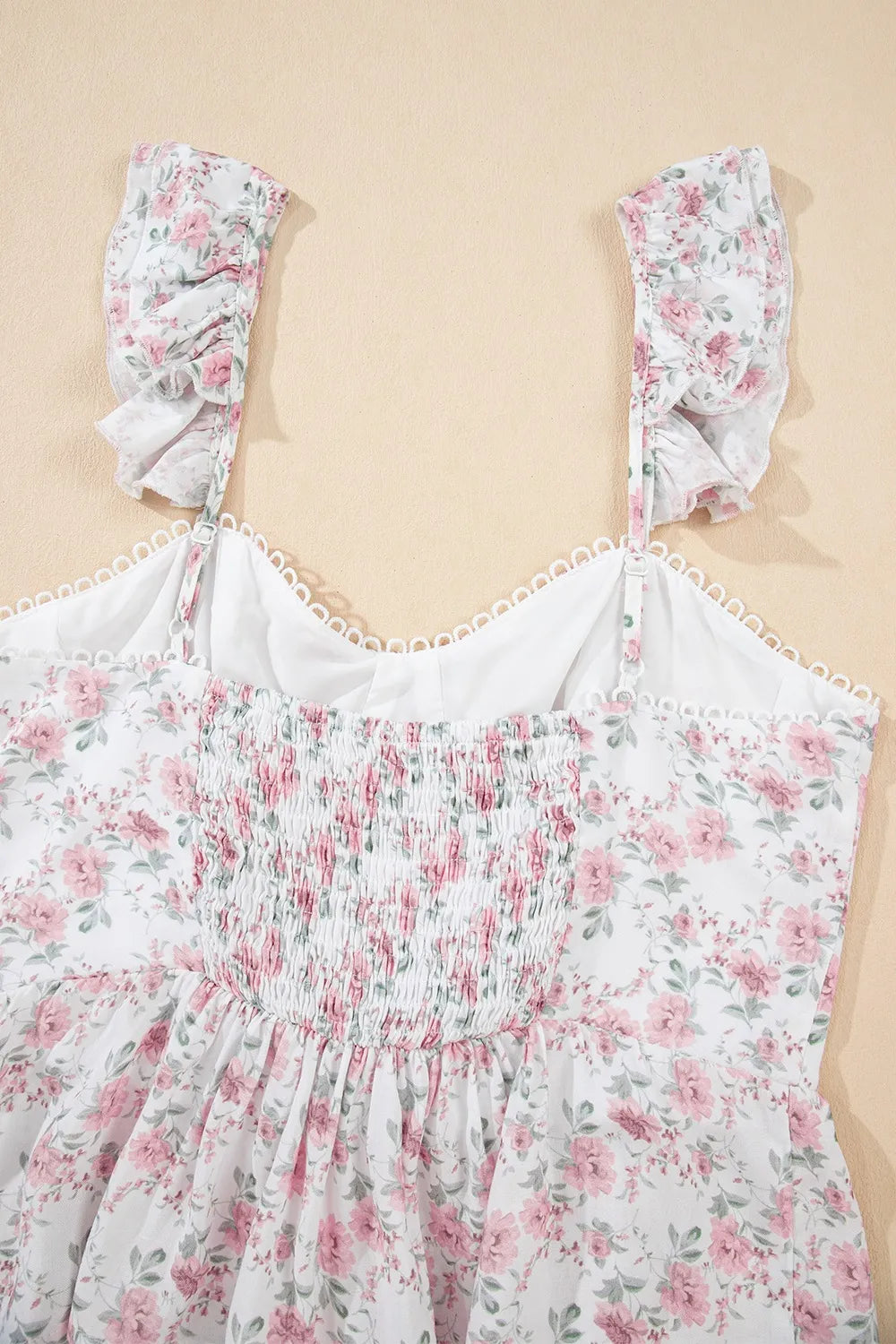 Floral Flutter Peplum Tank Top - Concordia Style Boutique