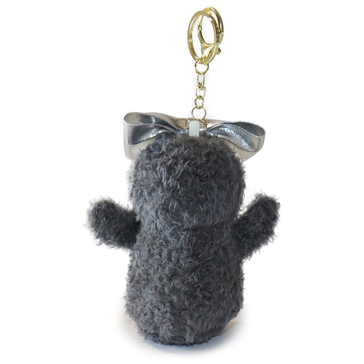 4-inch Fritter Penguin white Black Bow and Heart Charm