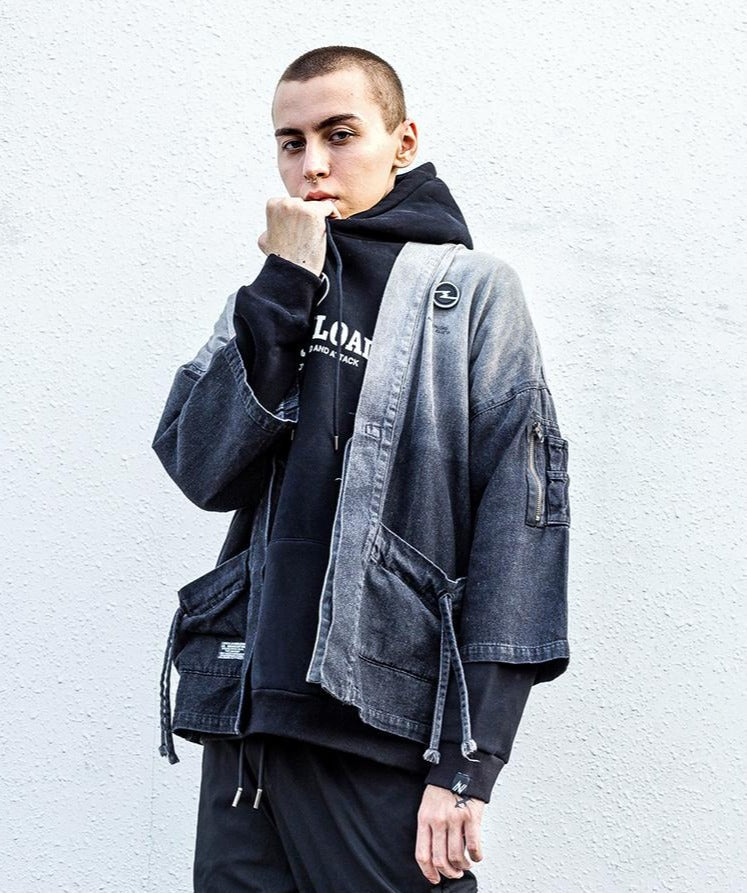 LALKW91 Denim Samurai Shirt - Concordia Style Boutique