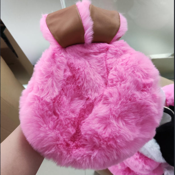 Plush Faux Rabbit Fur Bag with Clip - Premium Plush Faux Rabbit Fur Bag with Clip from Concordia Style Boutique - Just $16.89! Shop now at Concordia Style Boutique