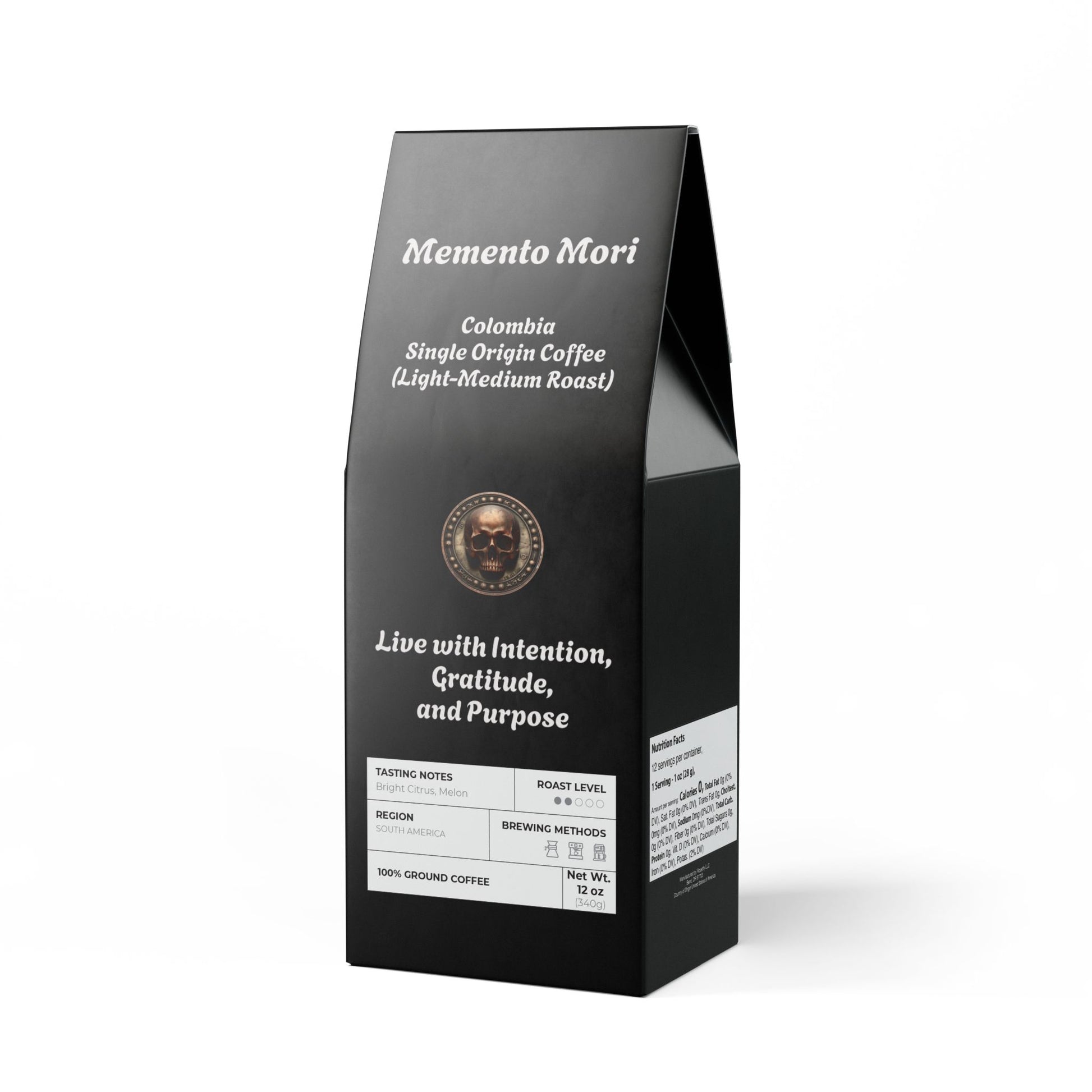 Colombia Single Origin Coffee (Light-Medium Roast) - "Memento Mori" - Premium Coffee from Concordia Style Boutique - Just $27.05! Shop now at Concordia Style Boutique