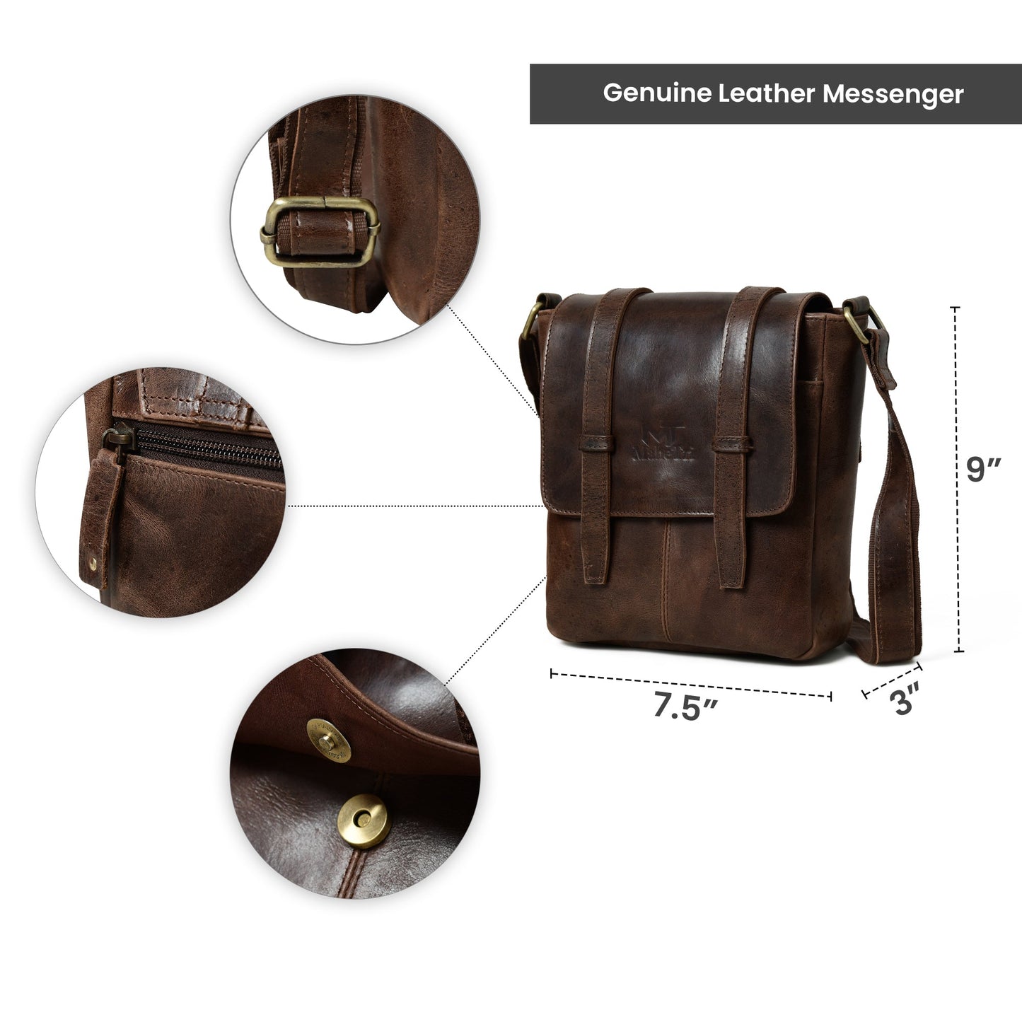 Shoulder Messenger Bag - Concordia Style Boutique