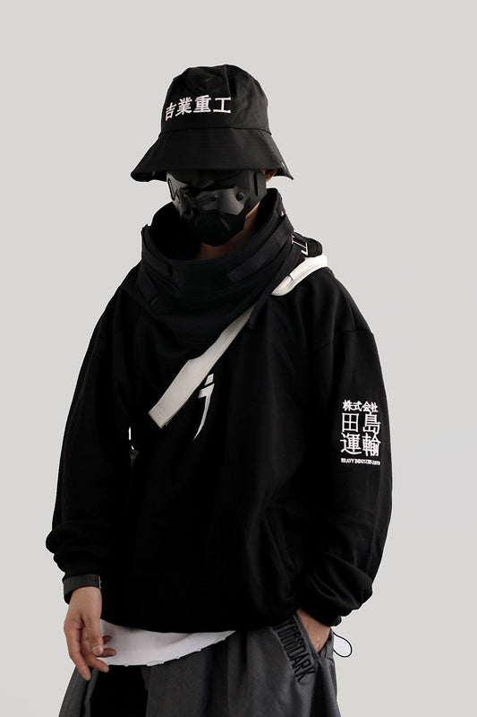 HiH6 Black I-Tech Hoodie - Concordia Style Boutique
