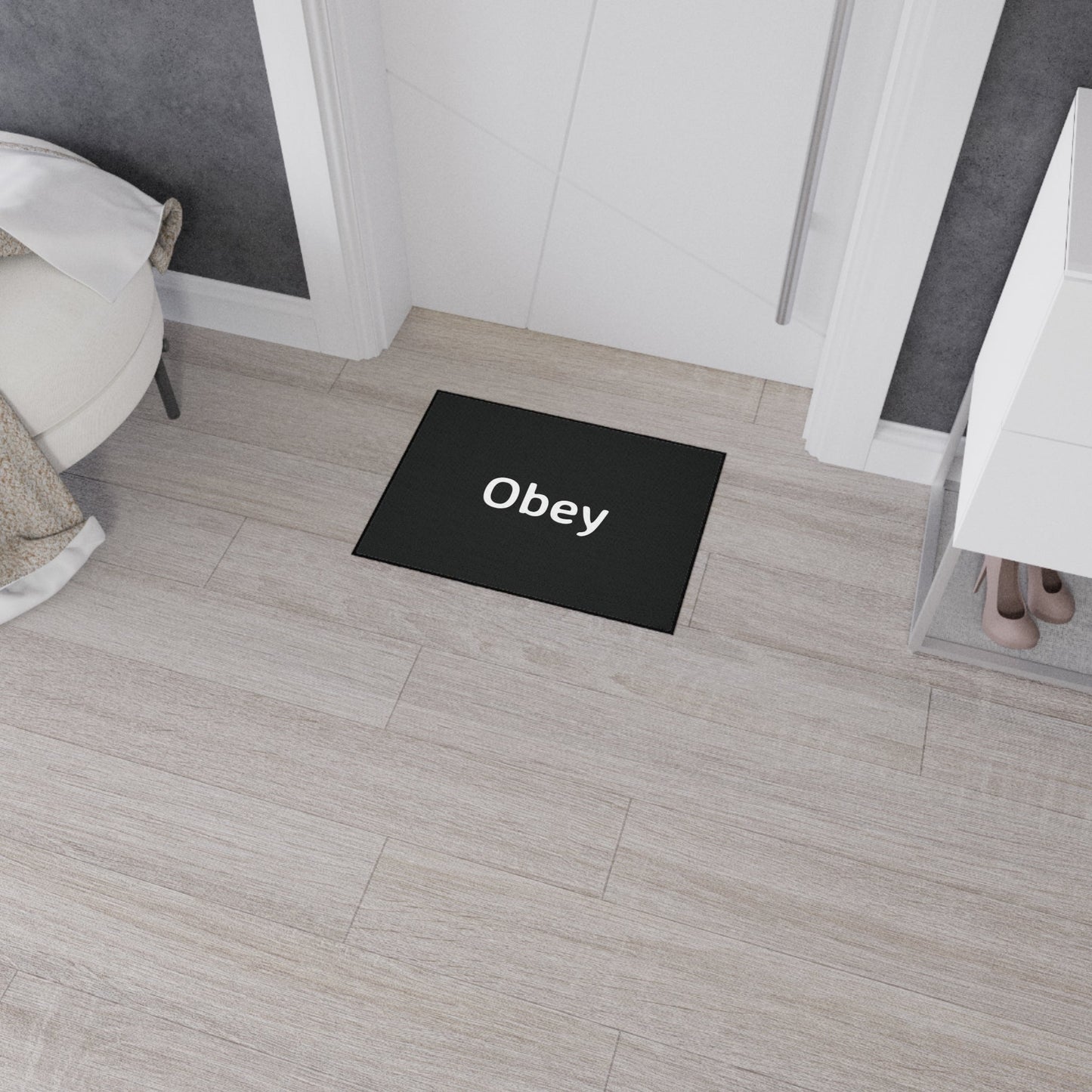 Obey - Heavy Duty Floor Mat - Premium Home Decor from Concordia Style Boutique - Just $48.80! Shop now at Concordia Style Boutique