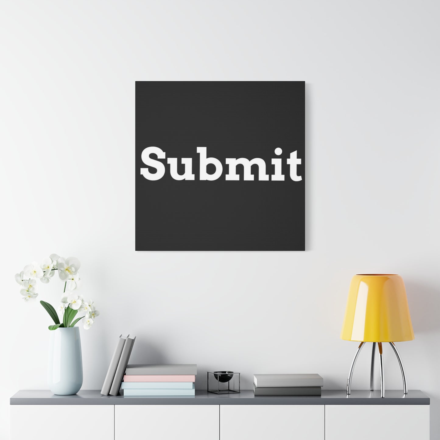 Classic Canvas - "Submit"" - Premium Canvas from Concordia Style Boutique - Just $26.40! Shop now at Concordia Style Boutique