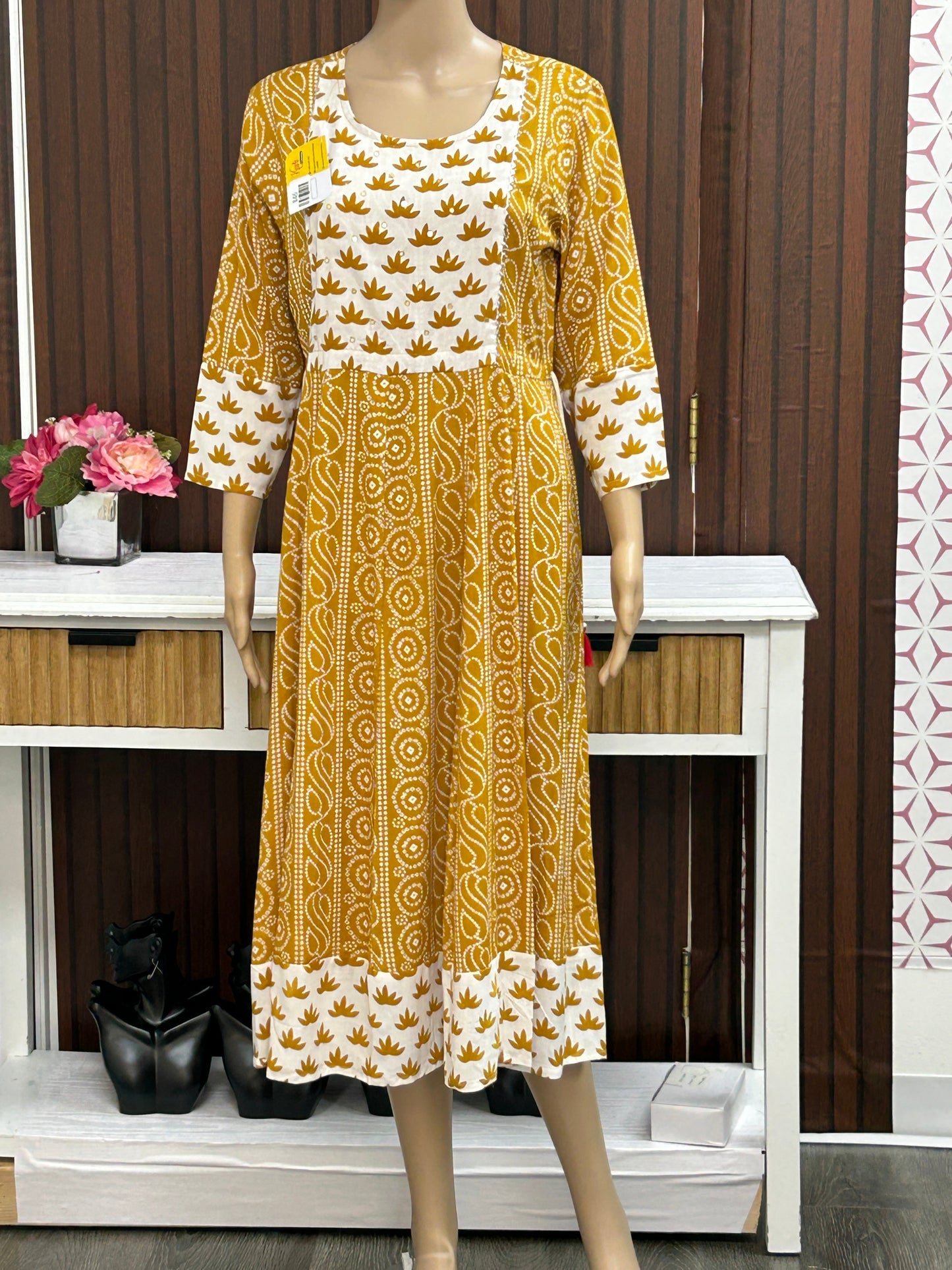 Cotton long kurti