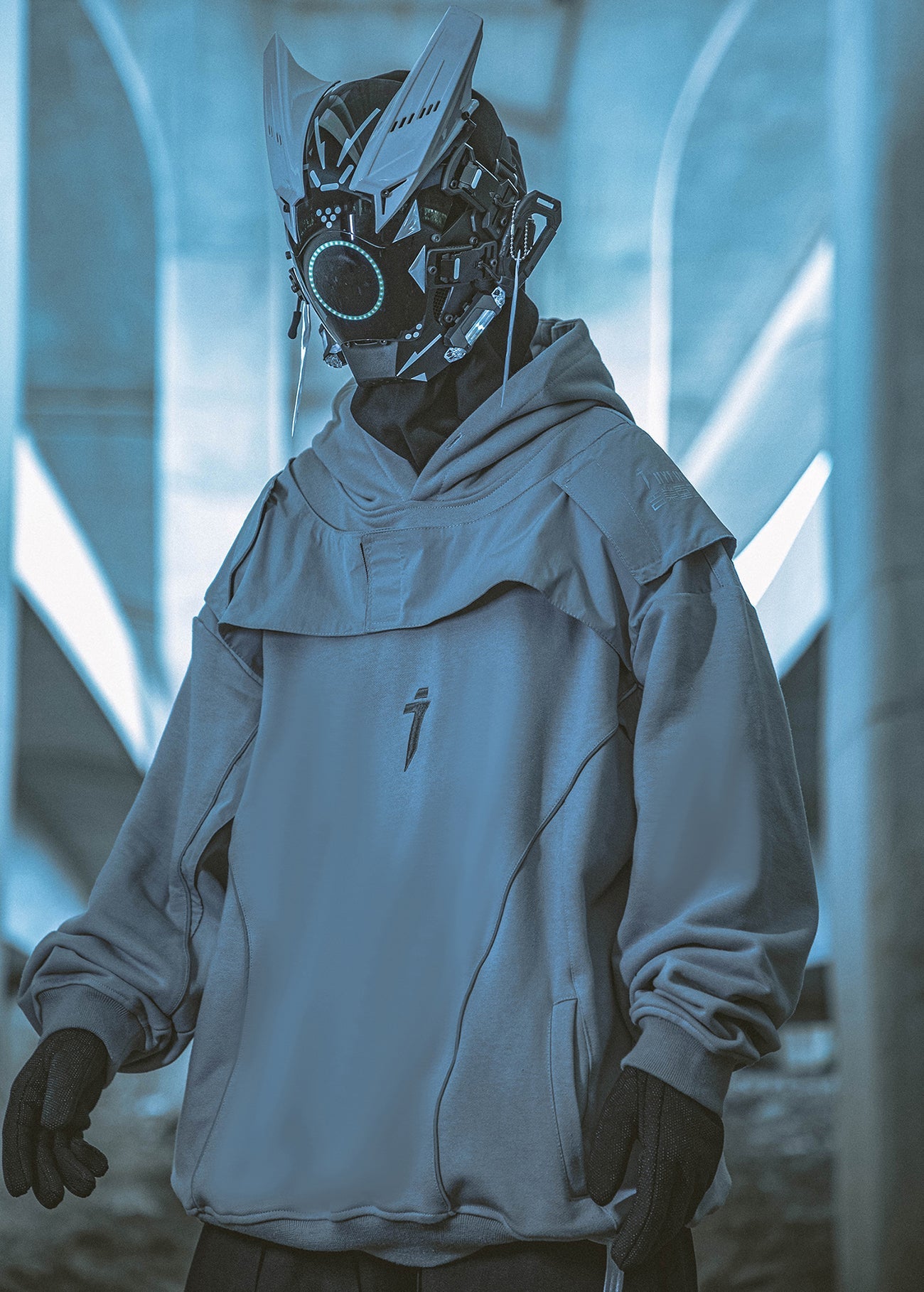 HiH29 Shadow Mixed Hoodie - Concordia Style Boutique