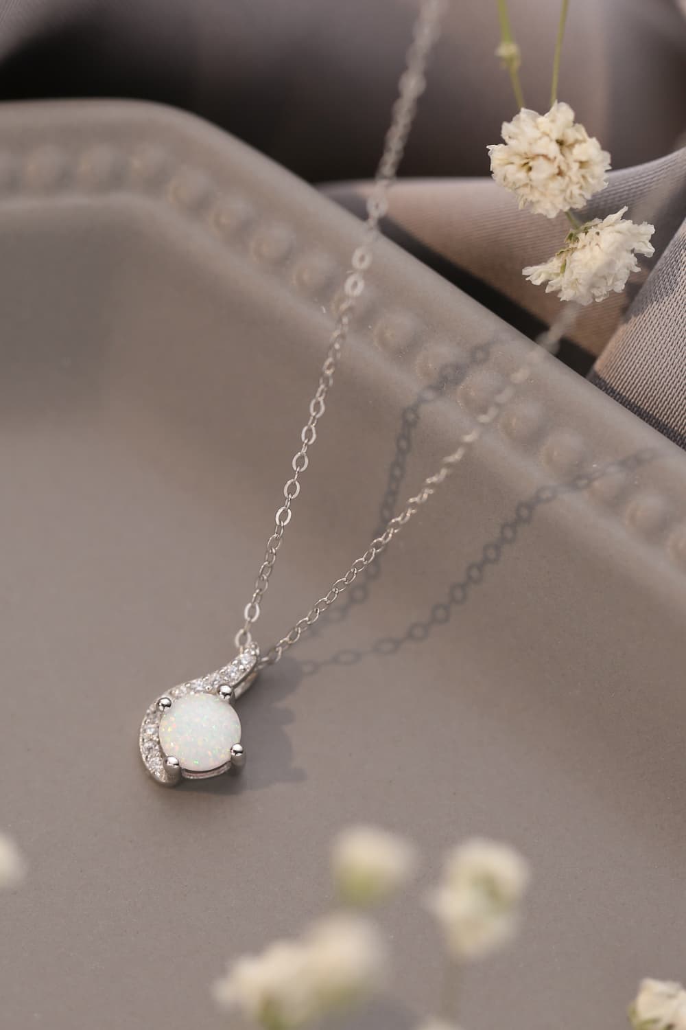 Sweet Beginnings Opal Pendant Necklace - Concordia Style Boutique