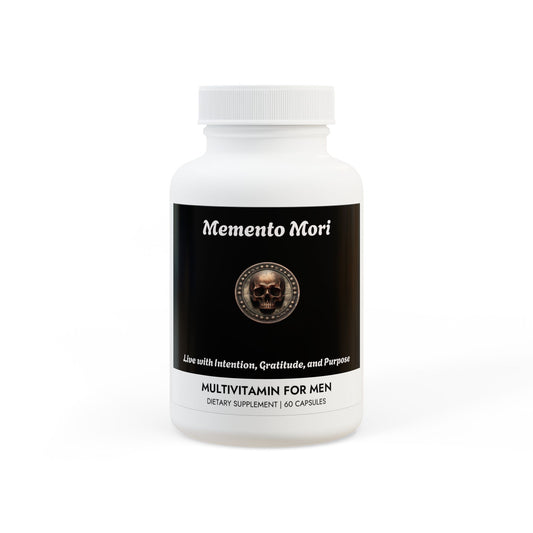 Multivitamin for Men Supplement (60 Capsules) - "Memento Mori" - Premium Food Supplements from Concordia Style Boutique - Just $17.20! Shop now at Concordia Style Boutique