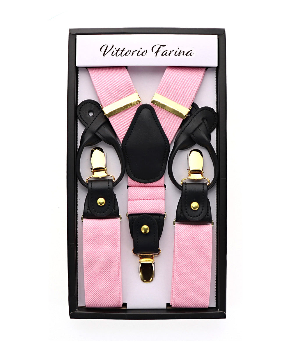 Vittorio Farina Men's Convertible Suspender in Gift Box: 70% Polyester & 30% Elastomer - Concordia Style Boutique