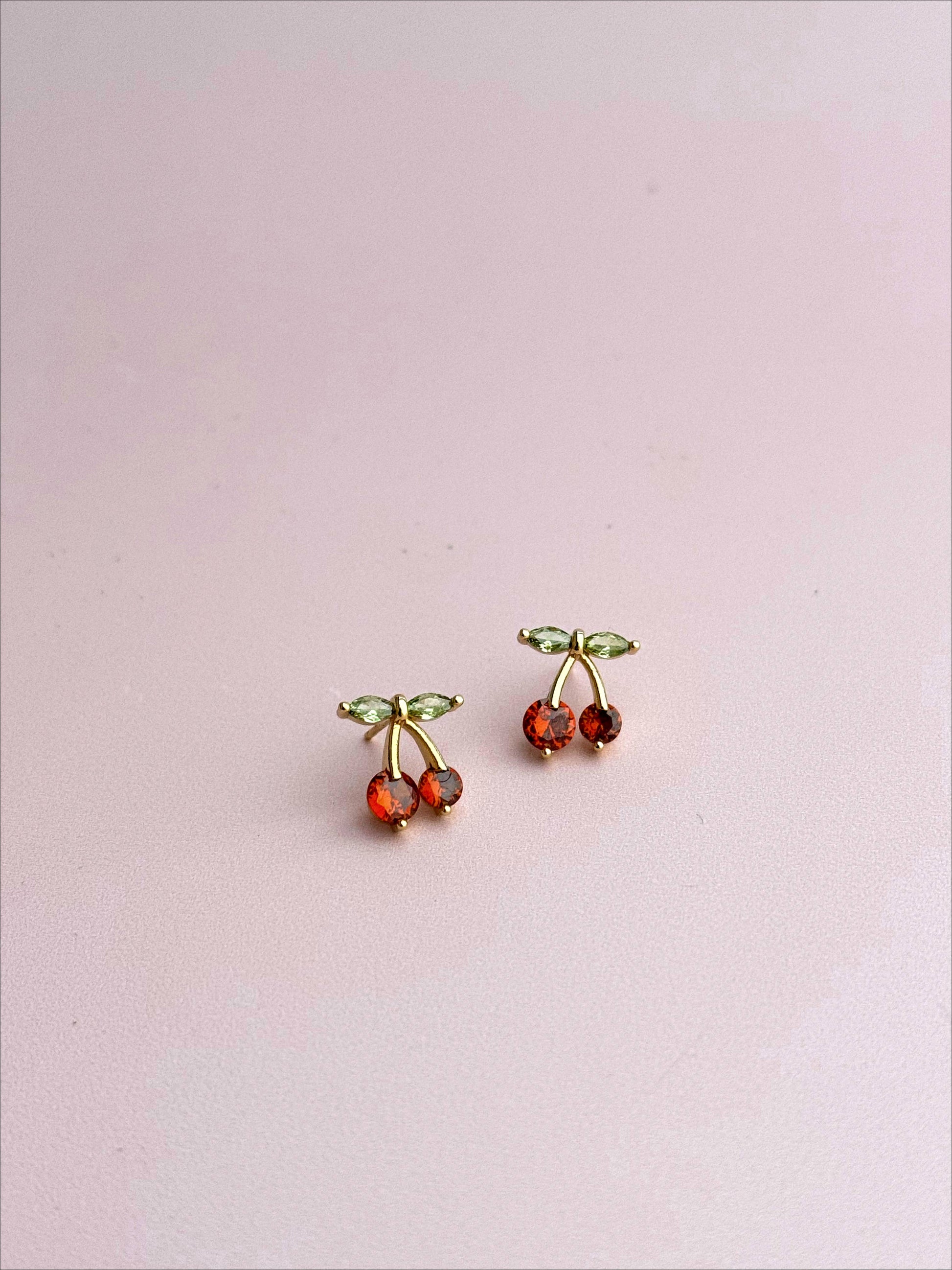 Cherry Gem Studs - Concordia Style Boutique