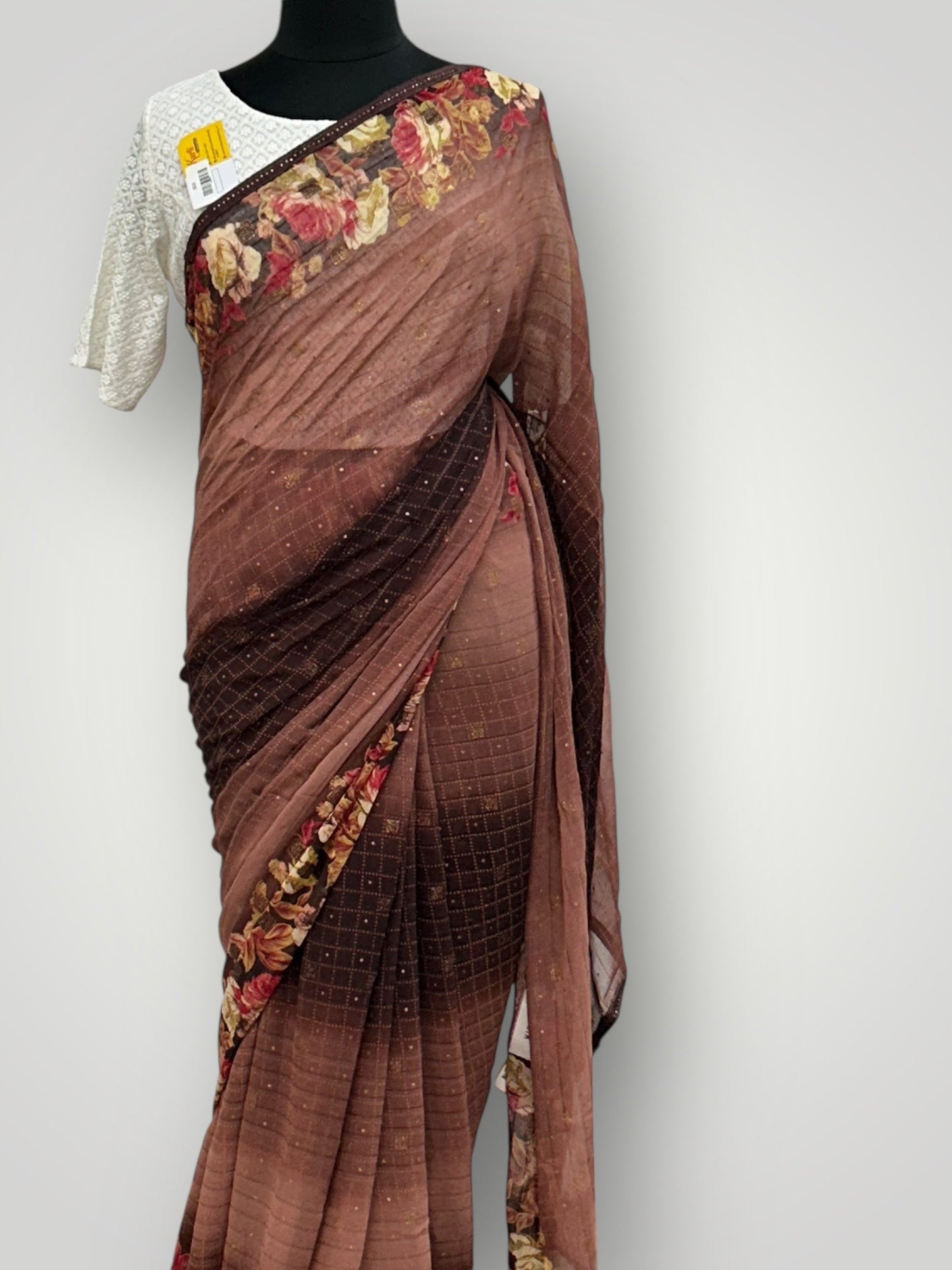 Chiffon Saree with blouse piece