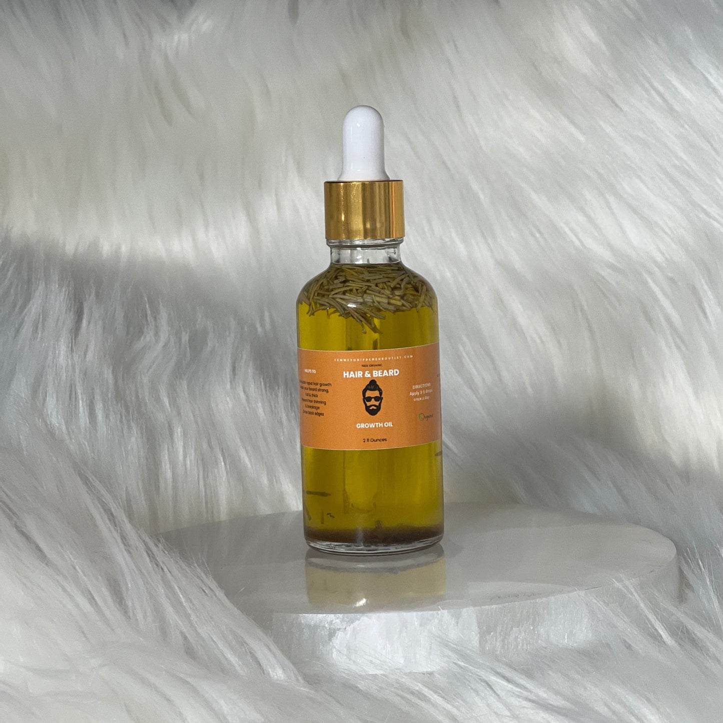 Beard & Hair Growth Oil - Organic - Concordia Style Boutique