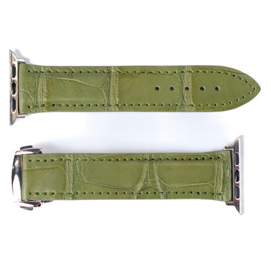 Apple Watch Band, Kiwi Matte Alligator