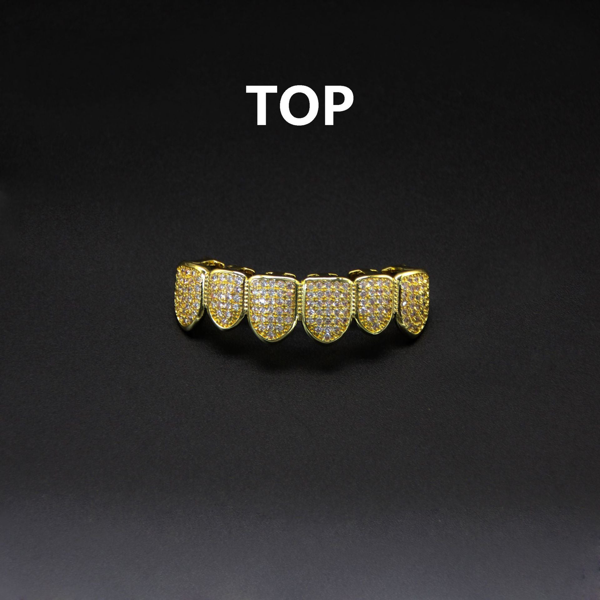 Hip hop Veneers/ Grills with Copper Zircon micro inlaid - Premium Hip hop Veneers from Concordia Style Boutique - Just $15.50! Shop now at Concordia Style Boutique