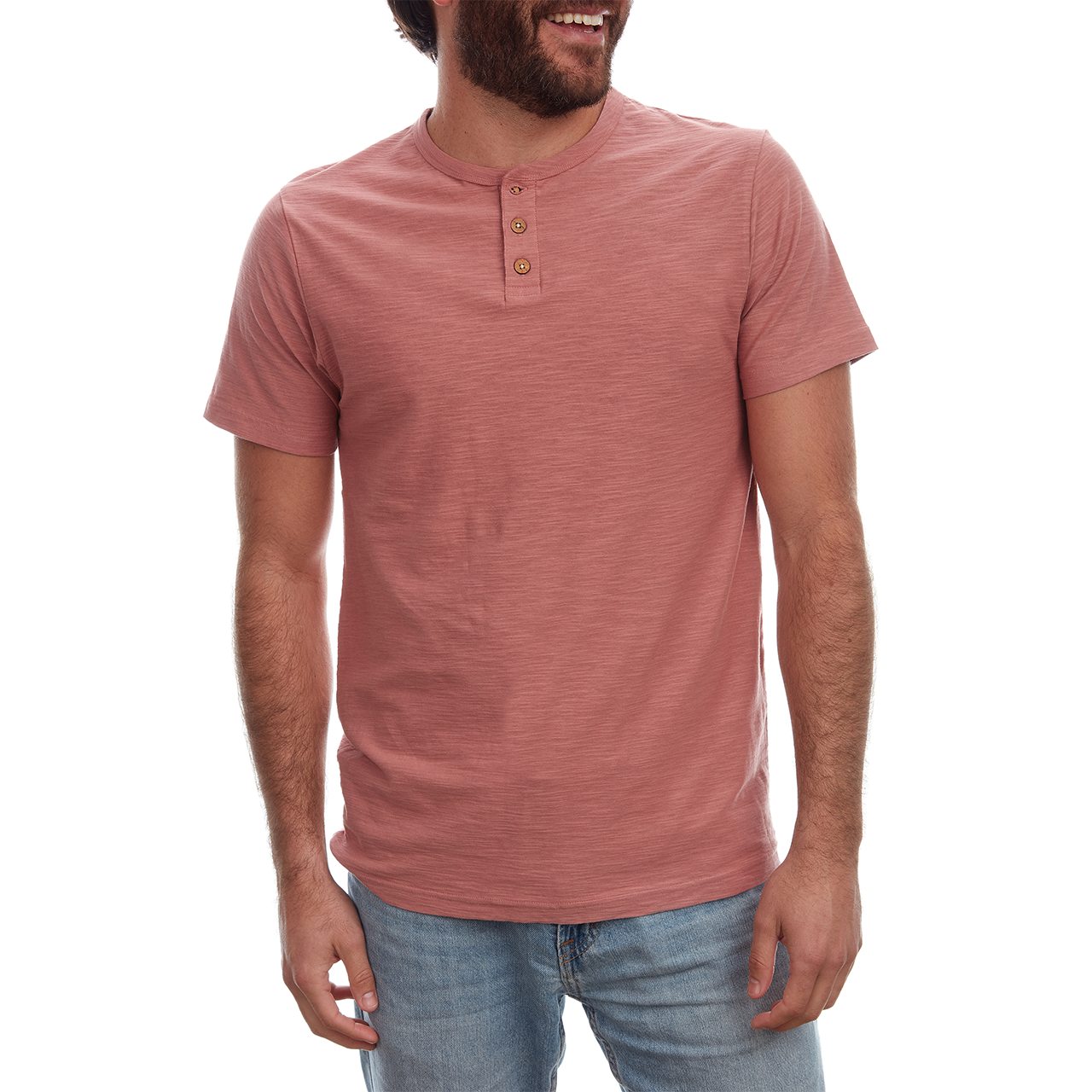 Noel Solid Slub Henley - Concordia Style Boutique