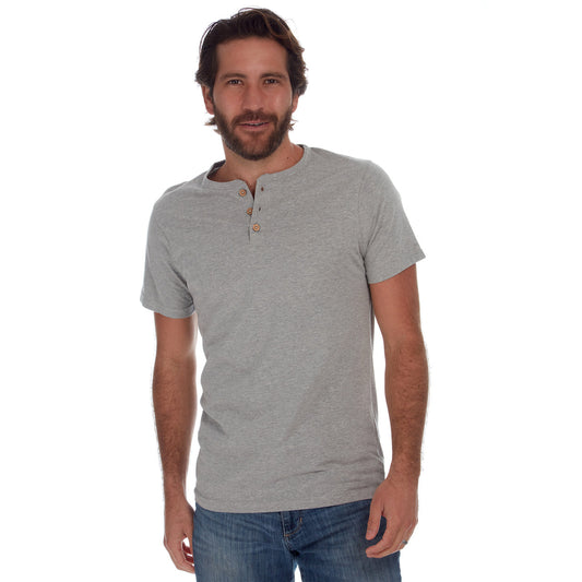 Noel Solid Slub Henley - Concordia Style Boutique