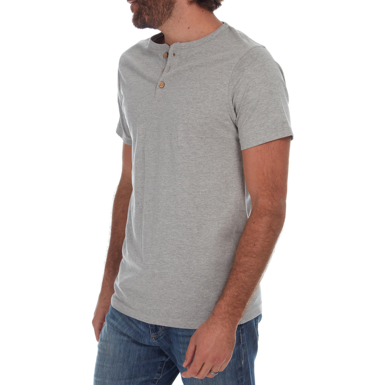 Noel Solid Slub Henley - Concordia Style Boutique