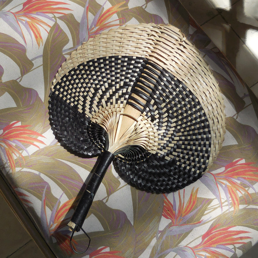 Balinese Woven Hand Fan "Shiva" (Pre-order)