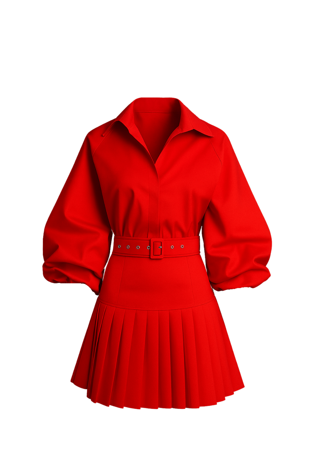 Passion in Paris Bubble Sleeve Skirt Set