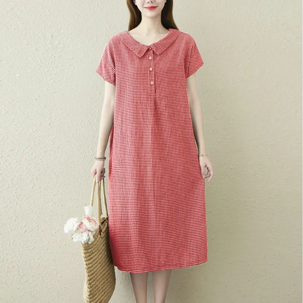 MINI GINGHAM SUMMER DRESS - Concordia Style Boutique
