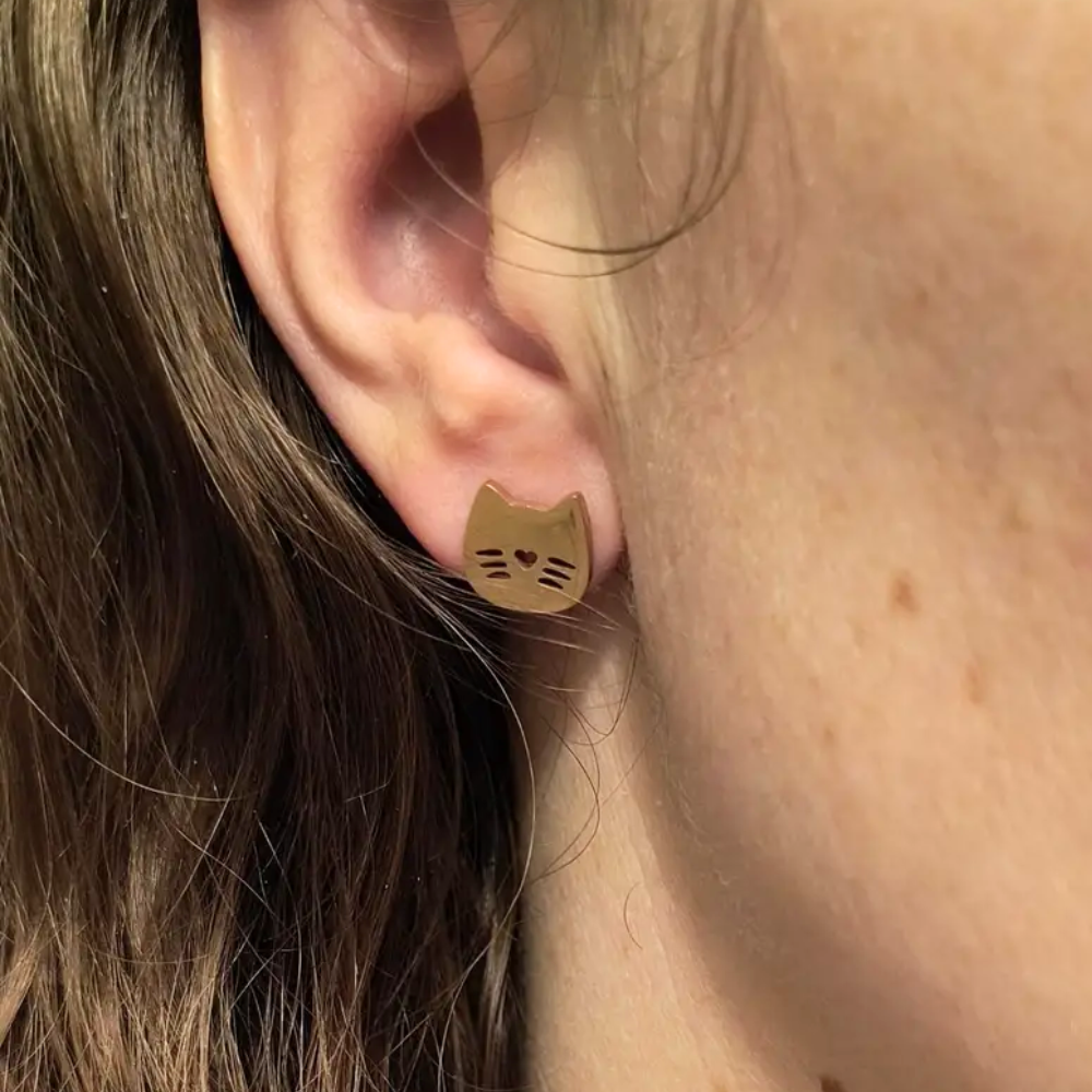 CUTE CAT EARRINGS (PAIR) - Concordia Style Boutique