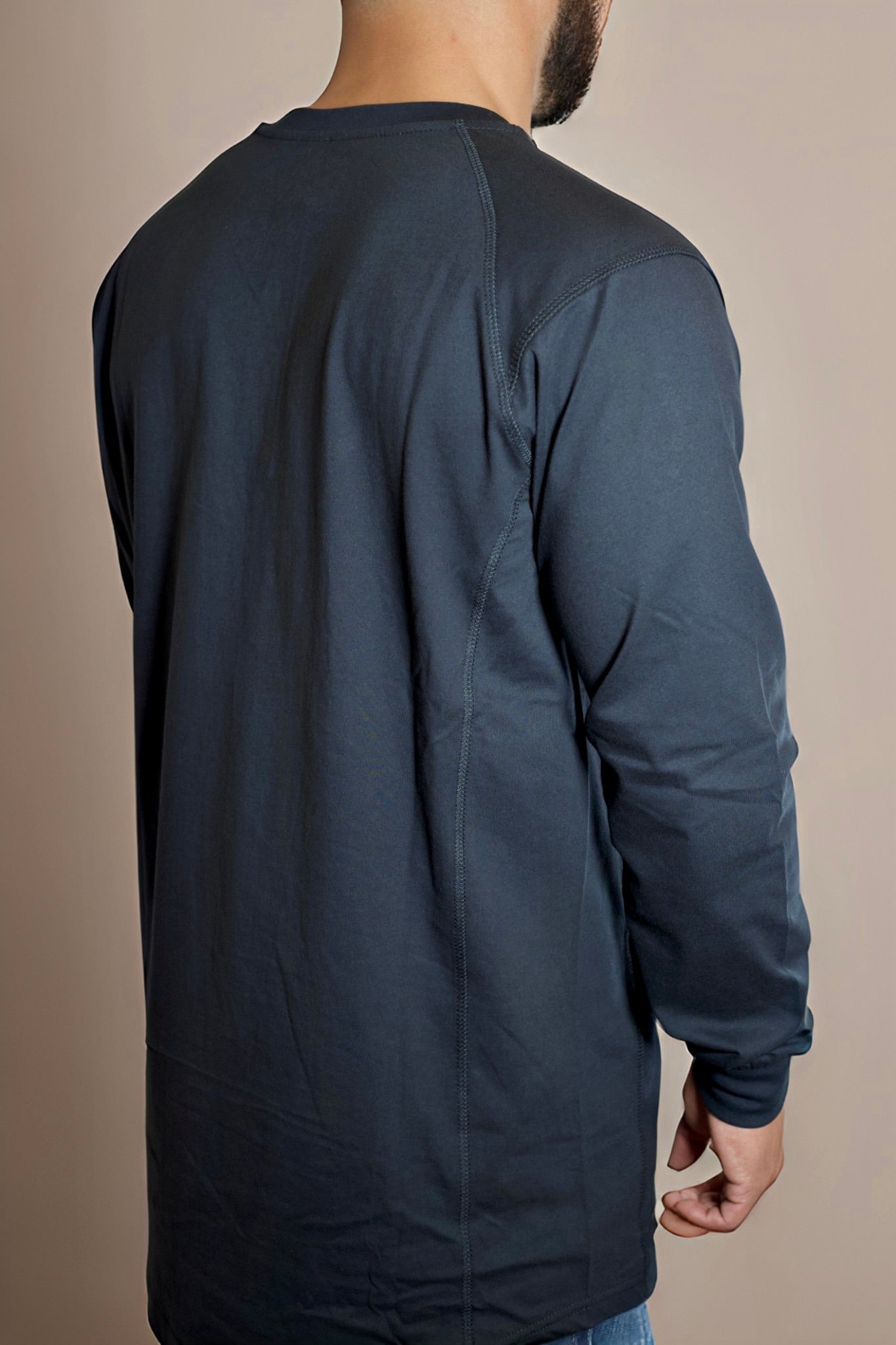 FR 3-Button Henley Shirt - Black